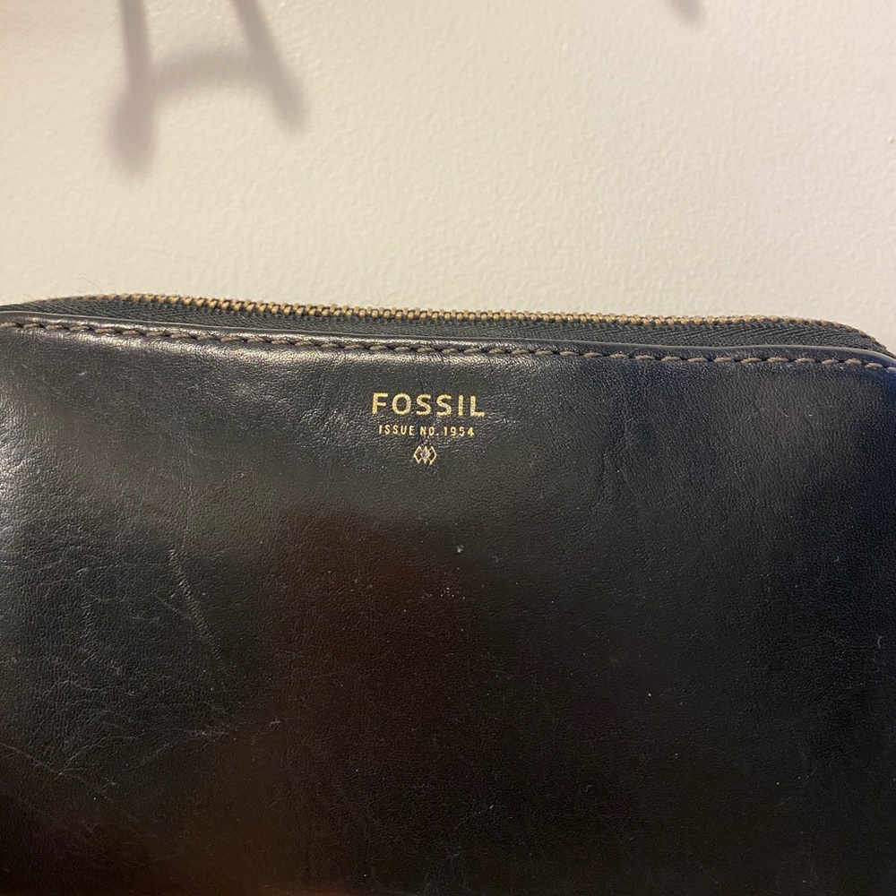 Black Fossil Wallet